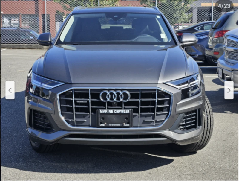 Audi Q8 3.0T* ДИСТРОНИК* ОБДУХВАНЕ* 360КАМЕРА* 53000КМ* , снимка 7 - Автомобили и джипове - 51823088