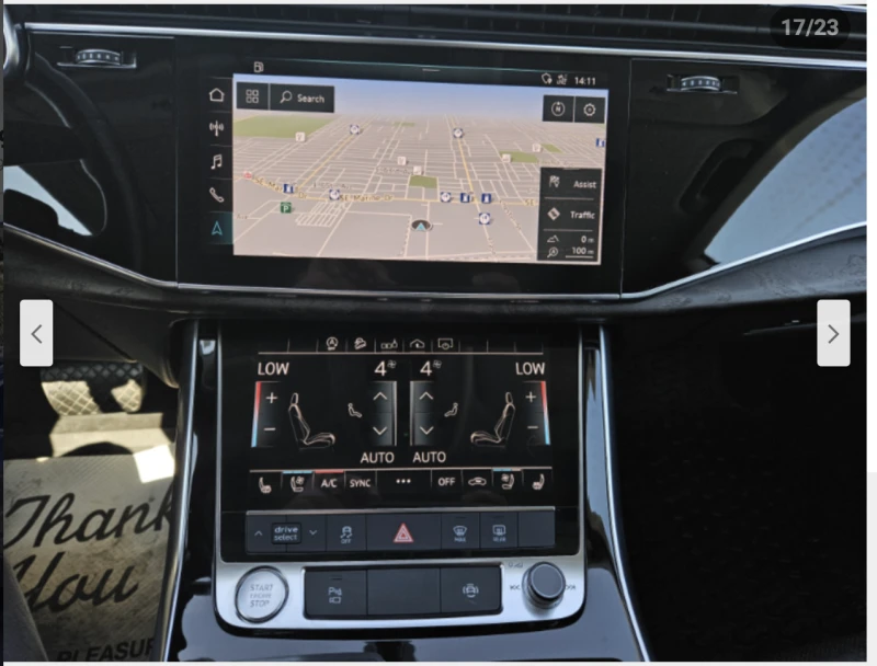 Audi Q8 3.0T* ДИСТРОНИК* ОБДУХВАНЕ* 360КАМЕРА* 53000КМ* , снимка 12 - Автомобили и джипове - 51823088