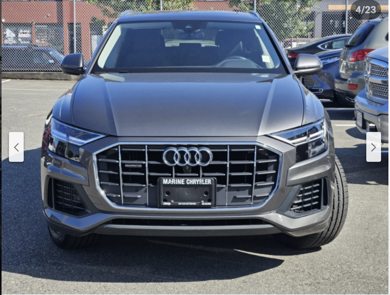 Audi Q8 3.0T* ДИСТРОНИК* ОБДУХВАНЕ* 360КАМЕРА* 53000КМ*  - изображение 7