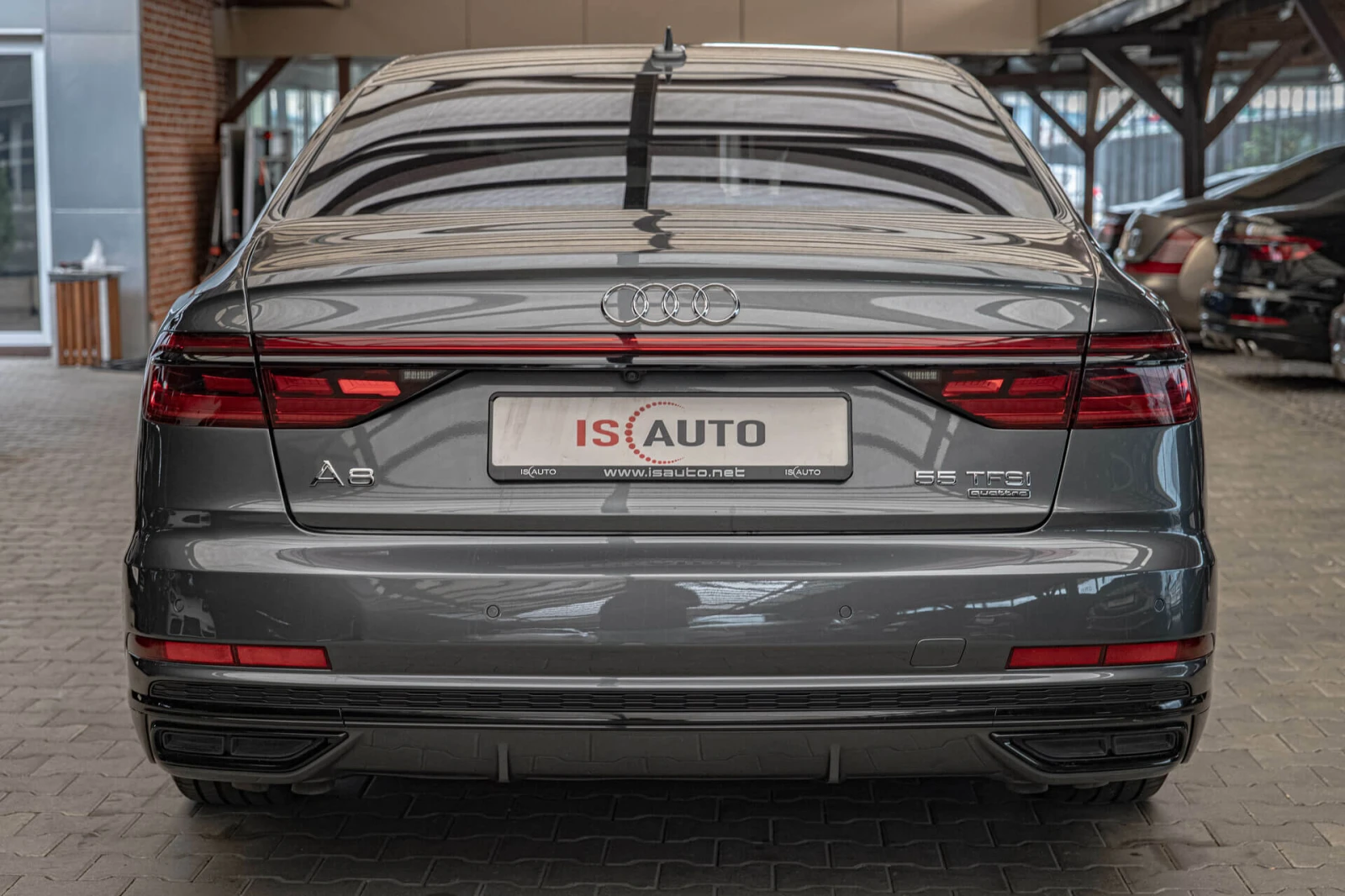Audi A8 55TFSI/Bang&Olufsen/Алкантар/Обдухване/HuD/3D Каме - изображение 4