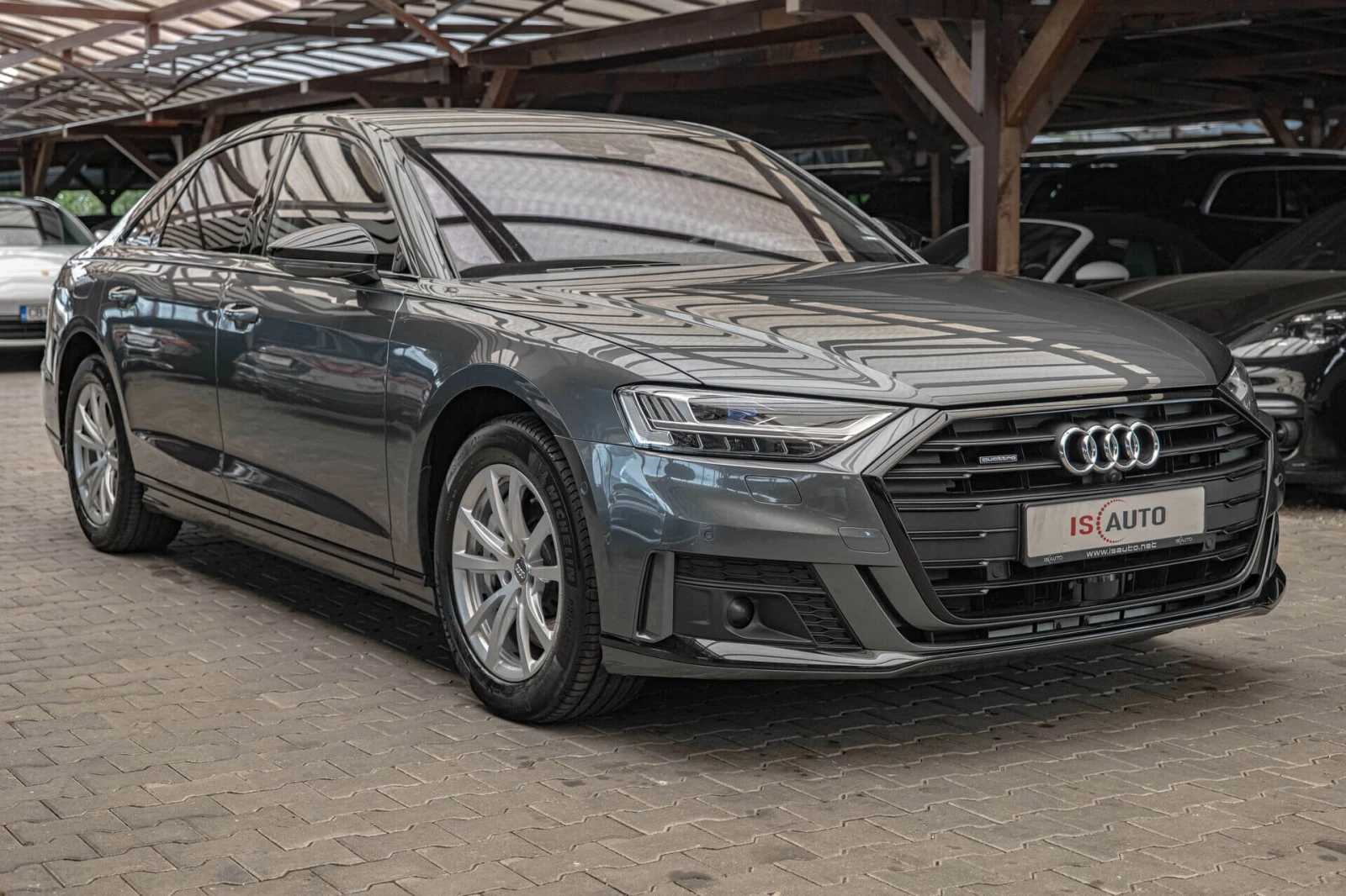 Audi A8 55TFSI/Bang&Olufsen/Алкантар/Обдухване/HuD/3D Каме - изображение 3
