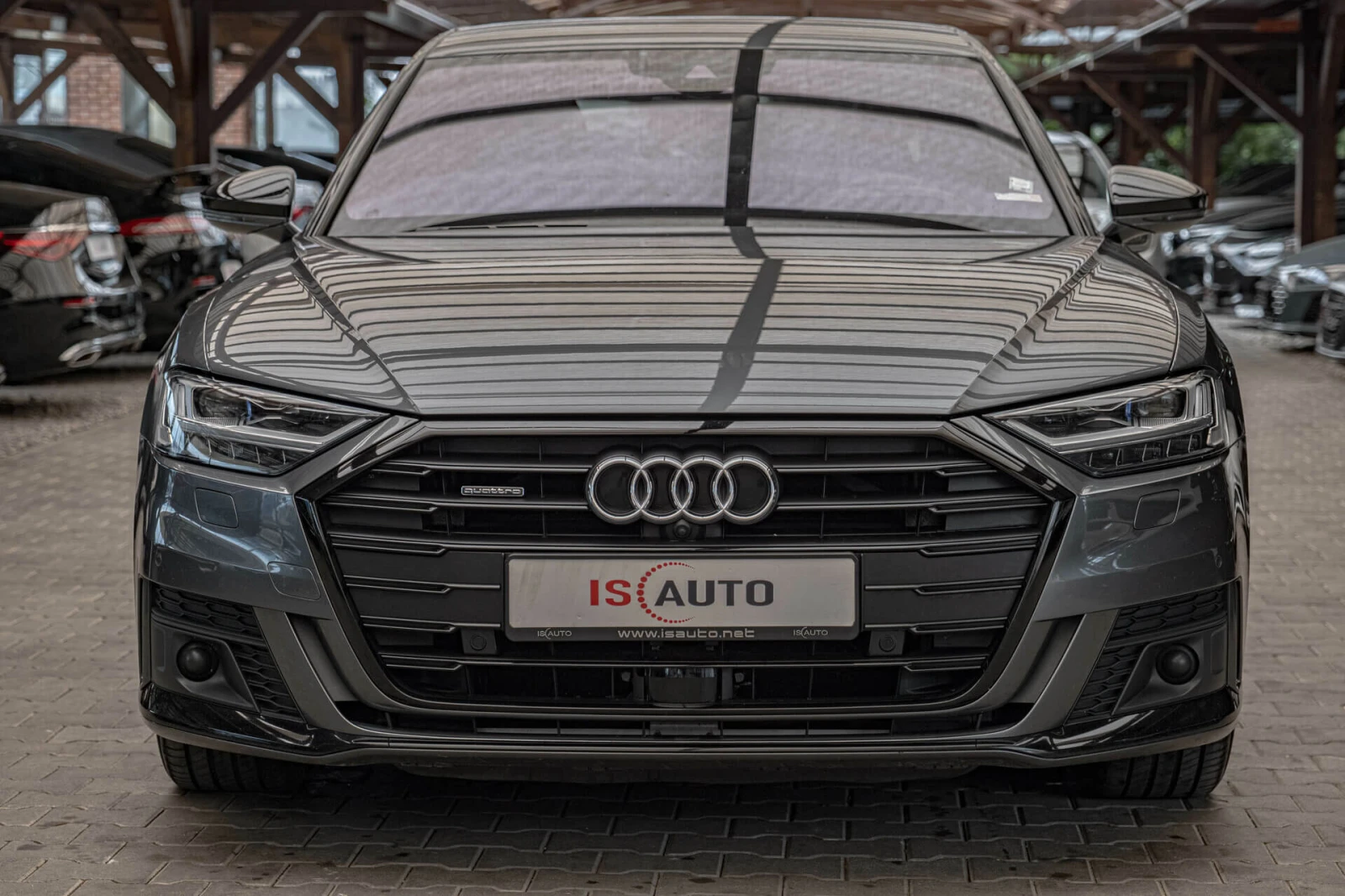 Audi A8 55TFSI/Bang&Olufsen/Алкантар/Обдухване/HuD/3D Каме - изображение 2