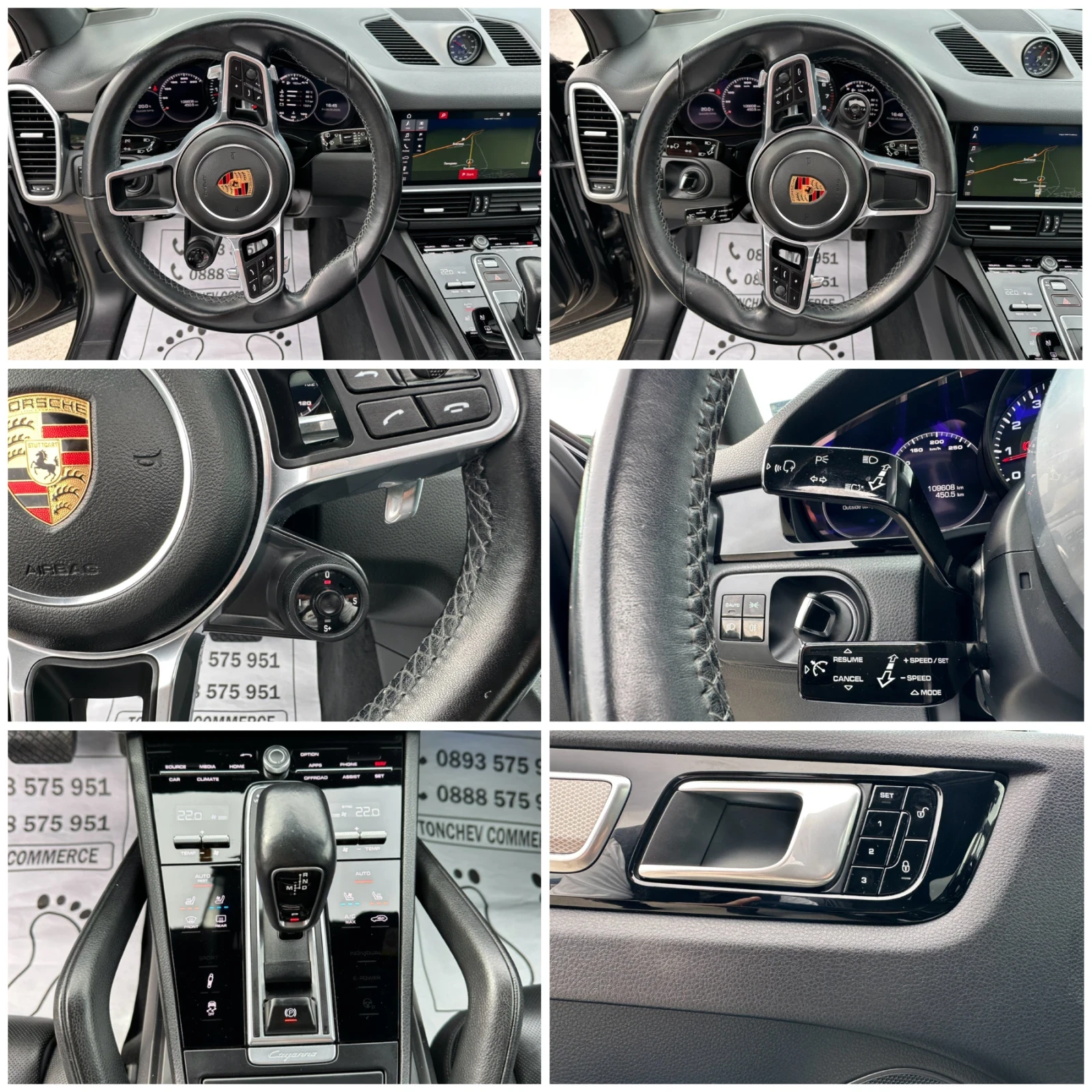 Porsche Cayenne 3.0-T-NEW-FULL-109.000km-KEYLES-PANORAMA-TOP | Mobile.bg   15