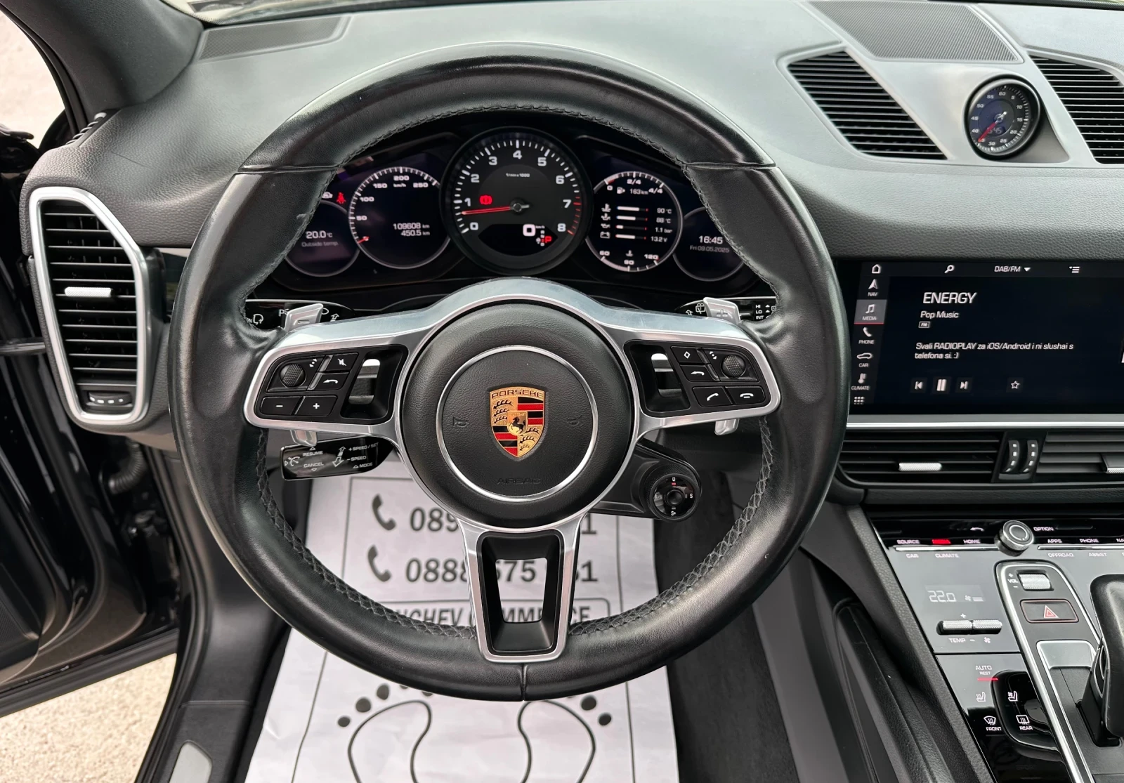 Porsche Cayenne 3.0-T-NEW-FULL-109.000km-KEYLES-PANORAMA-TOP - изображение 9