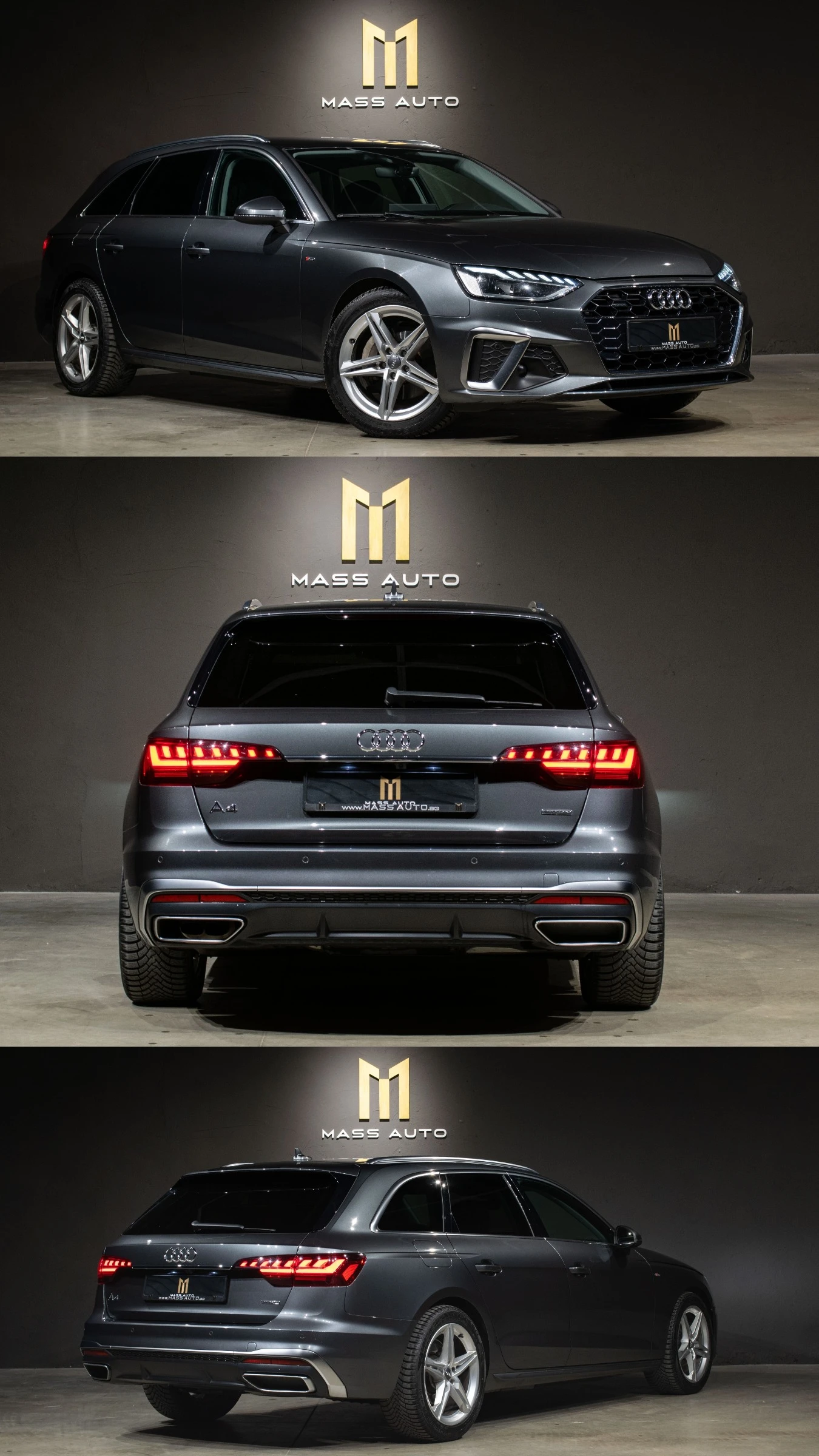 Audi A4 40TDI/190HP/Quattro/S* -Line/Matrix | Mobile.bg   4