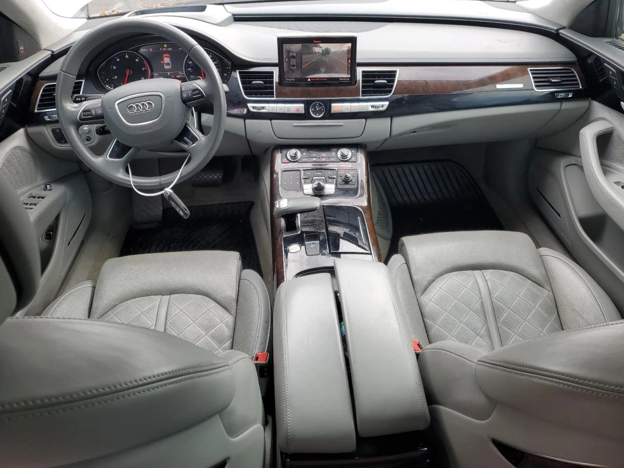 Audi A8 L* BOSE* HEAD-UP* МАСАЖ* 360 КАМЕРИ* ОБДУХВАНЕ - изображение 9