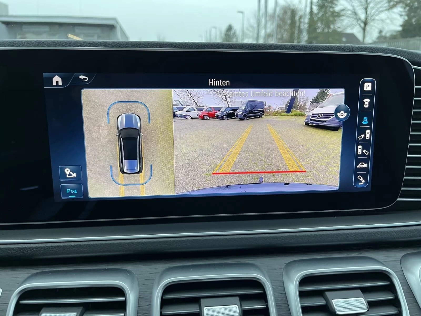 Mercedes-Benz GLS 450 /AMG/4-MATIC/FACELIFT/NIGHT/PANO/BURM/360/HUD/, снимка 11 - Автомобили и джипове - 54120356