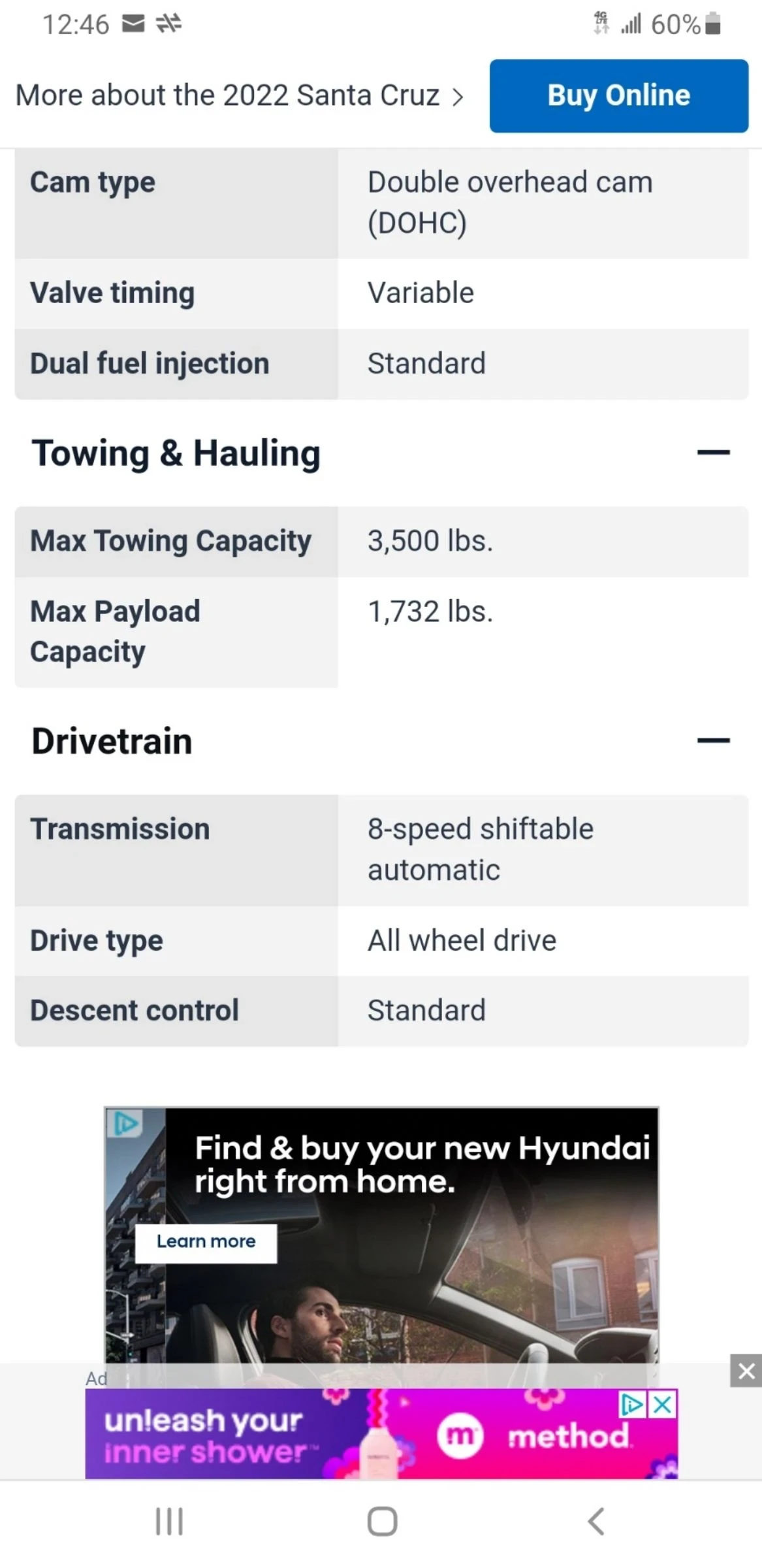 Hyundai Santa Cruz SEL | Mobile.bg   12