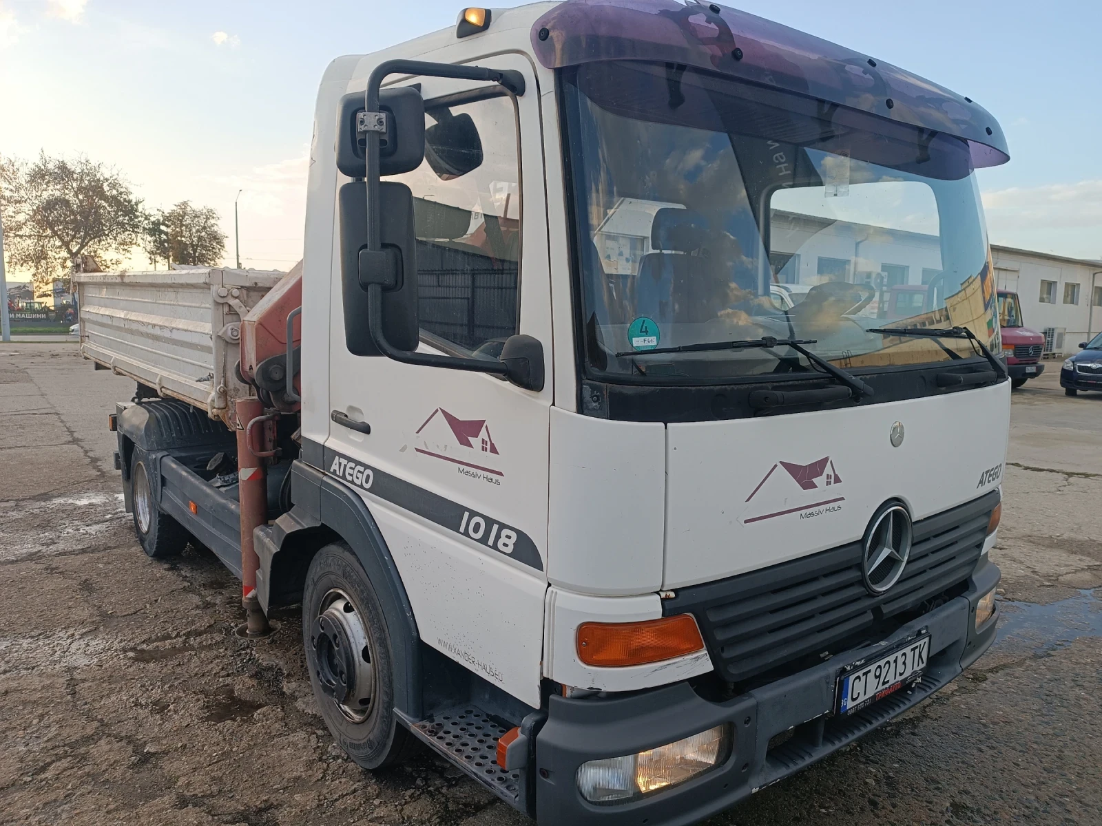 Mercedes-Benz Atego 815, САМОСВАЛ С КРАН, ЛИЗИНГ  - изображение 2