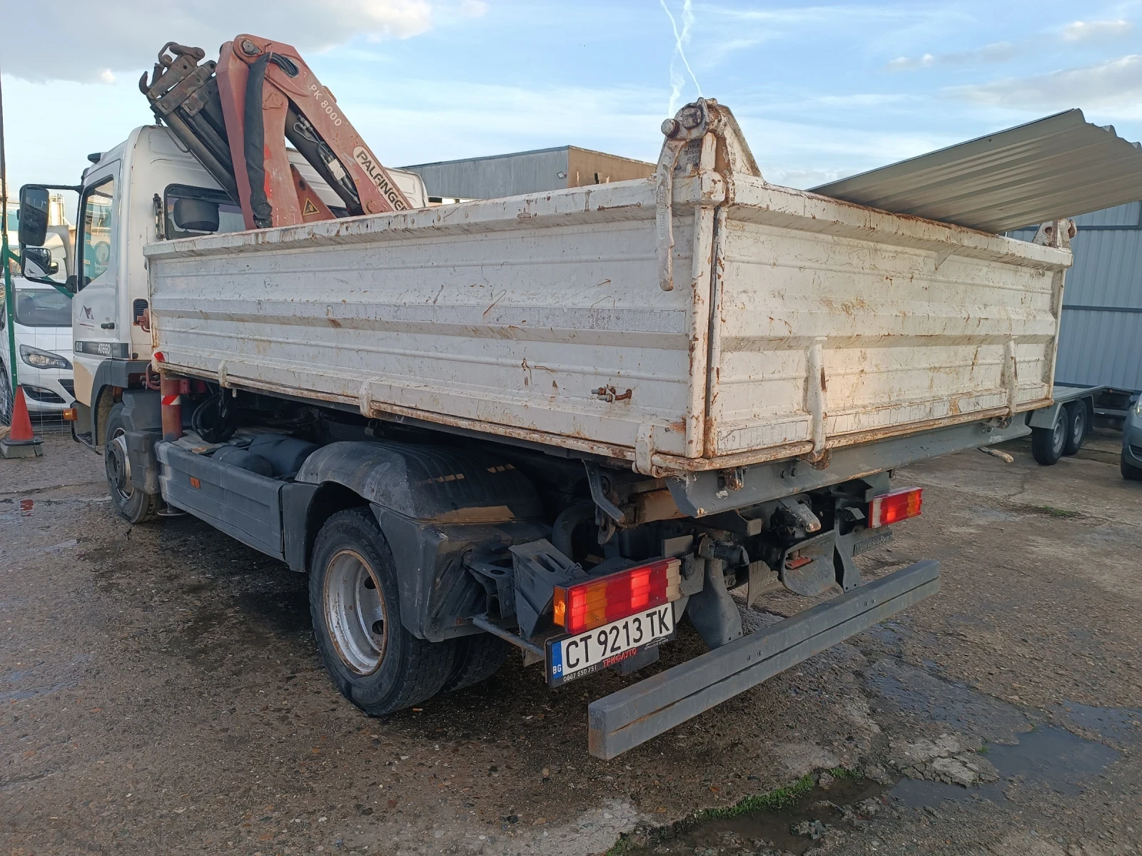 Mercedes-Benz Atego 815, САМОСВАЛ С КРАН, ЛИЗИНГ  - изображение 3