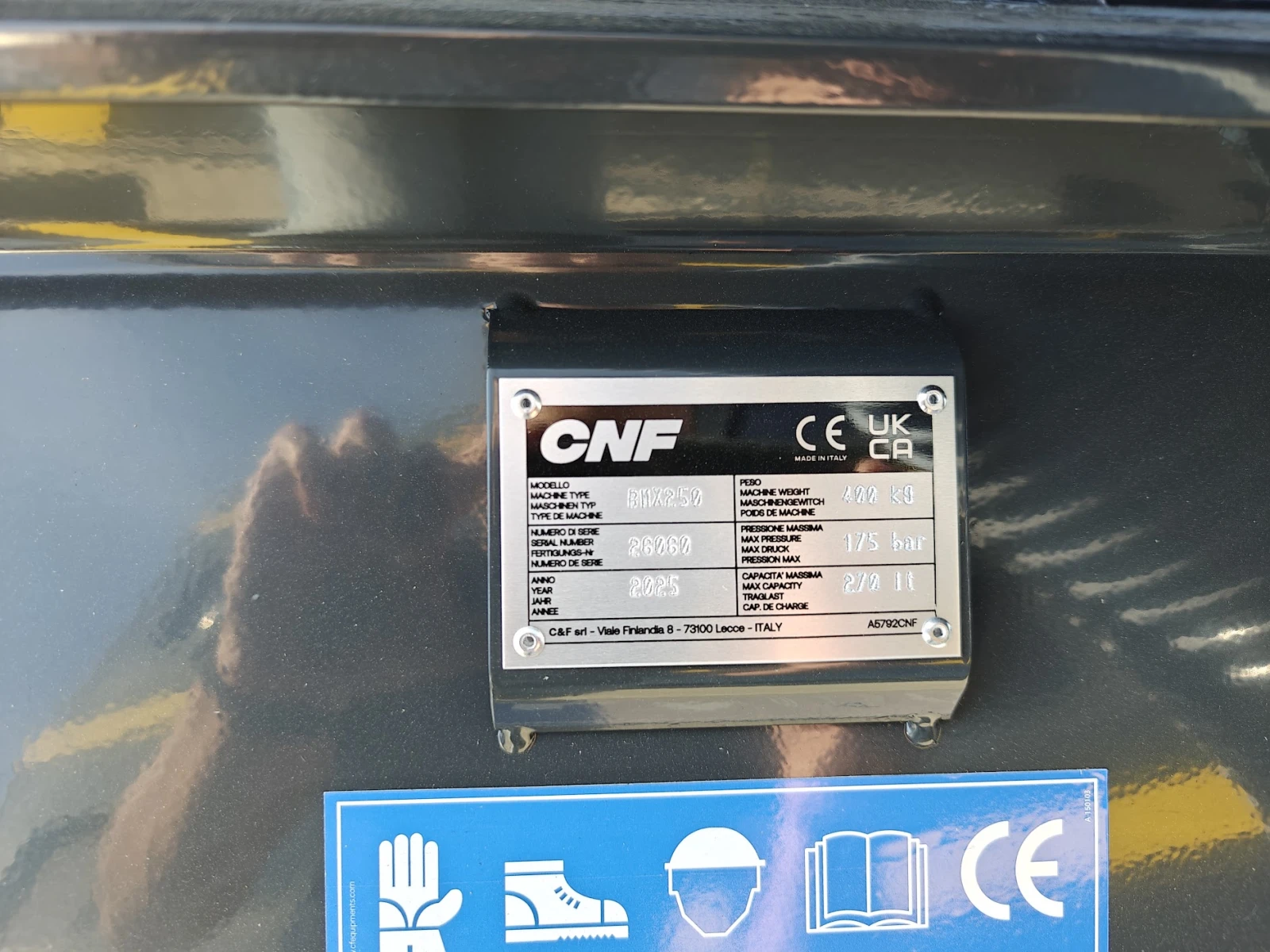 Допълнително оборудване Друг вид Миксер кофа CNF BMX250 - изображение 10