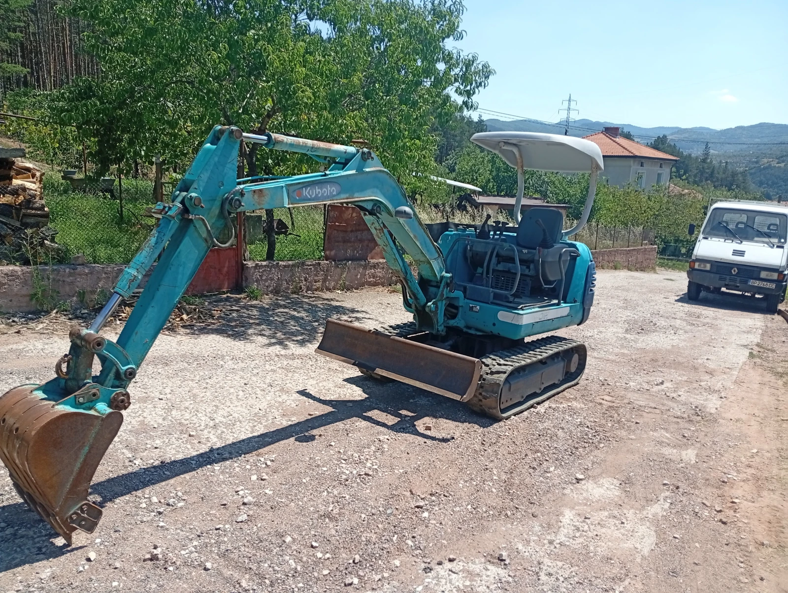 Багер Kubota K-025, снимка 5 - Индустриална техника - 55491457