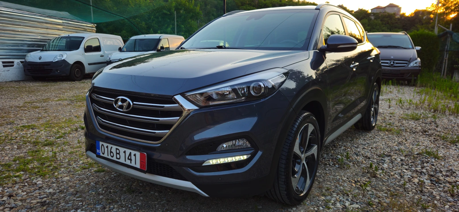 Hyundai Tucson 1.7CRDi-140кс* 2018* LED* НАВИГАЦИЯ* ПЕРФЕКТЕН, снимка 3 - Автомобили и джипове - 55422756