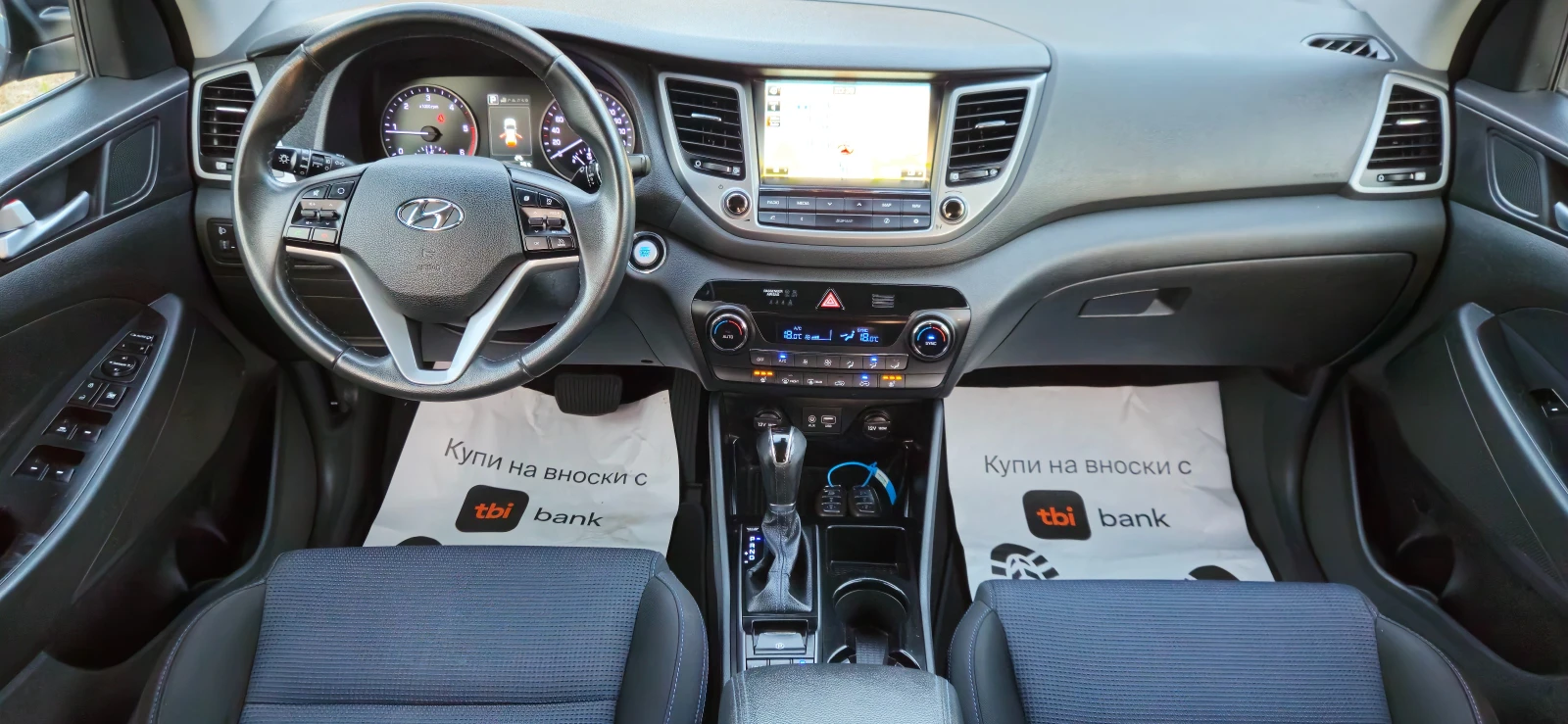 Hyundai Tucson 1.7CRDi-140кс* 2018* LED* НАВИГАЦИЯ* ПЕРФЕКТЕН, снимка 9 - Автомобили и джипове - 55422756