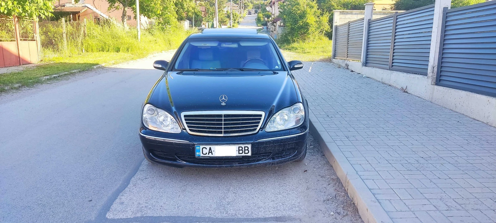 Mercedes-Benz S 500 Газ, обслужен автомат и вериги