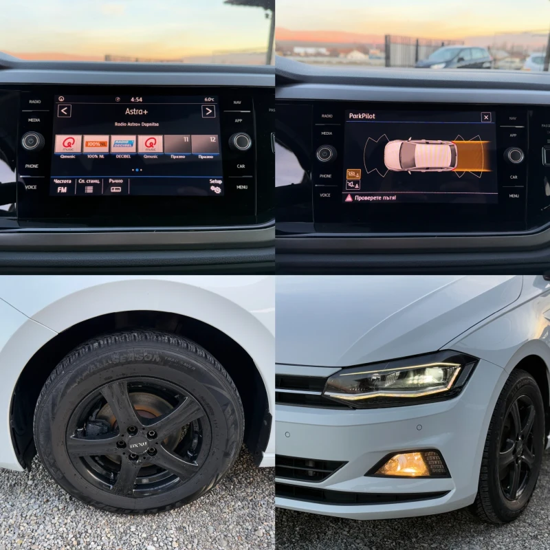 VW Polo 1.6TDi R-Line, LED, Навигация, Панорама, * 98 000к, снимка 14 - Автомобили и джипове - 48394894