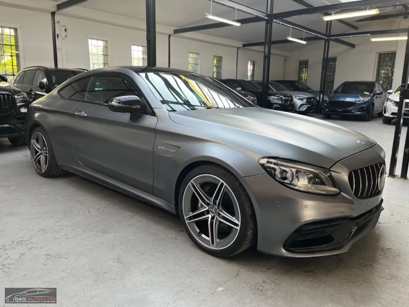 Mercedes-Benz C 63 AMG COUPE/469HP/NIGHT/PANO/CARBON/HUD/MEMO/KLESS/840f, снимка 5 - Автомобили и джипове - 52142833