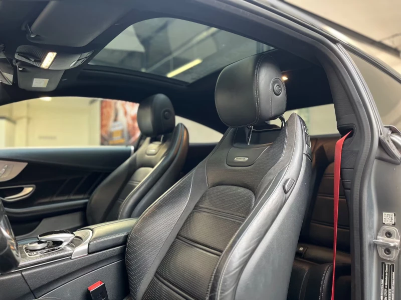 Mercedes-Benz C 63 AMG COUPE/469HP/NIGHT/PANO/CARBON/HUD/MEMO/KLESS/840f, снимка 13 - Автомобили и джипове - 52142833