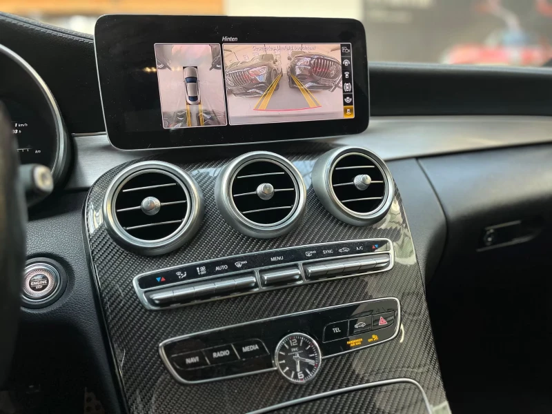 Mercedes-Benz C 63 AMG COUPE/469HP/NIGHT/PANO/CARBON/HUD/MEMO/KLESS/840f, снимка 11 - Автомобили и джипове - 52142833