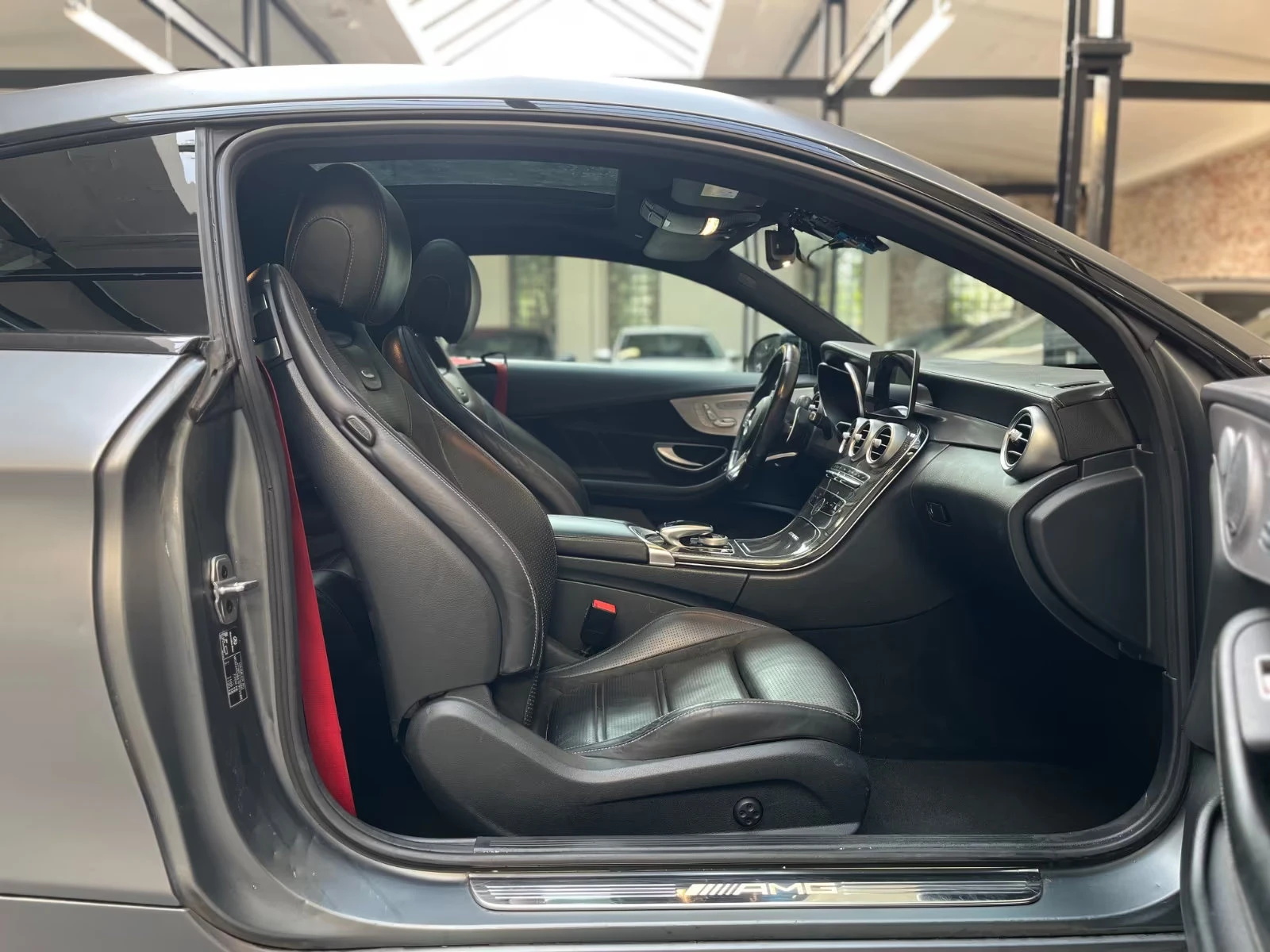 Mercedes-Benz C 63 AMG COUPE/469HP/NIGHT/PANO/CARBON/HUD/MEMO/KLESS/840f | Mobile.bg   14