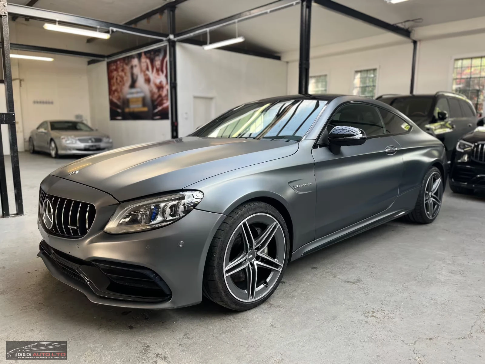 Mercedes-Benz C 63 AMG COUPE/469HP/NIGHT/PANO/CARBON/HUD/MEMO/KLESS/840f | Mobile.bg   1