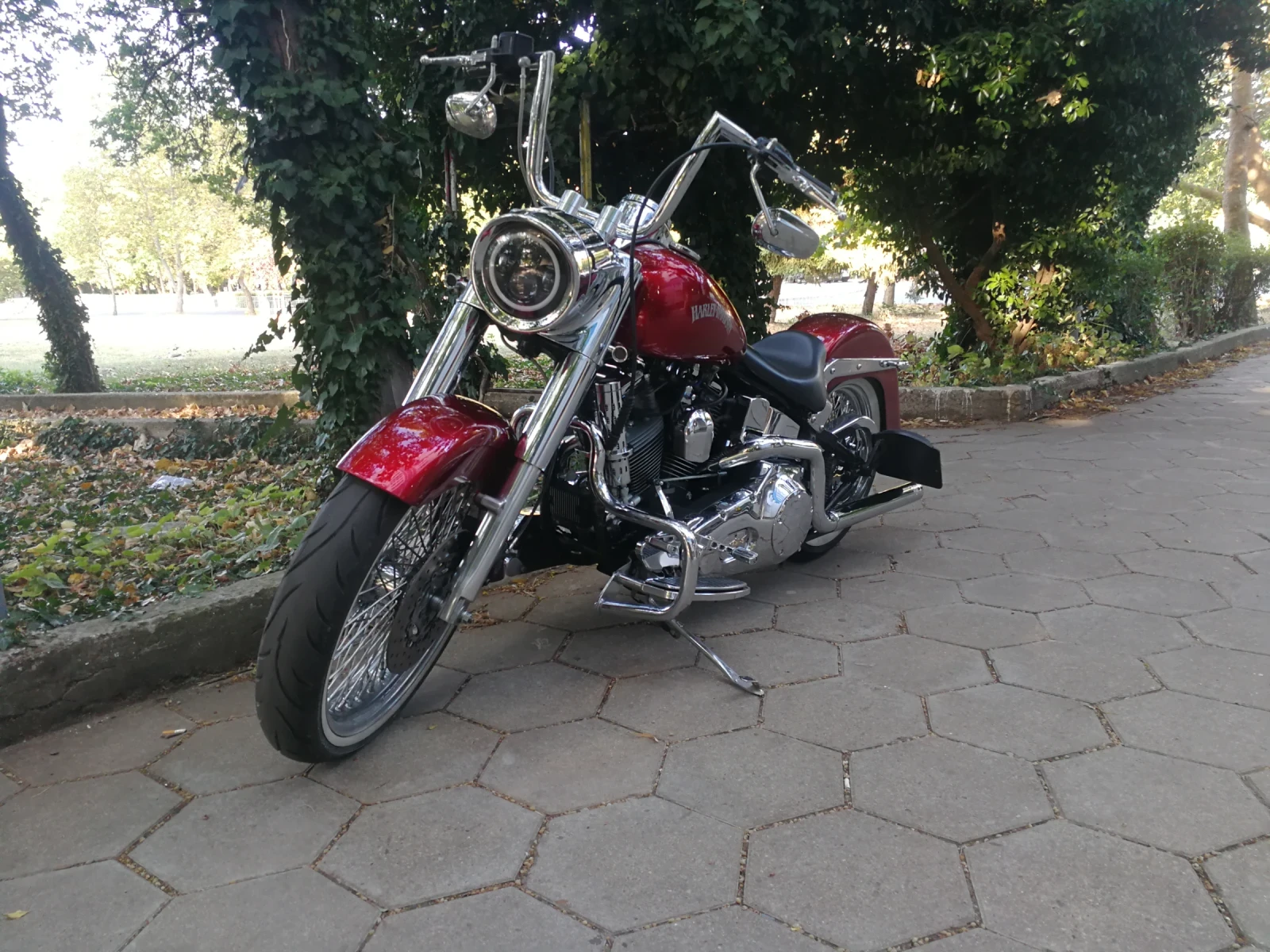 Harley-Davidson Softail FLSTF, снимка 6 - Мотоциклети и мототехника - 56140118