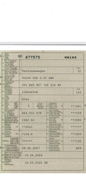 Volvo S60 2.5T AWD, снимка 13