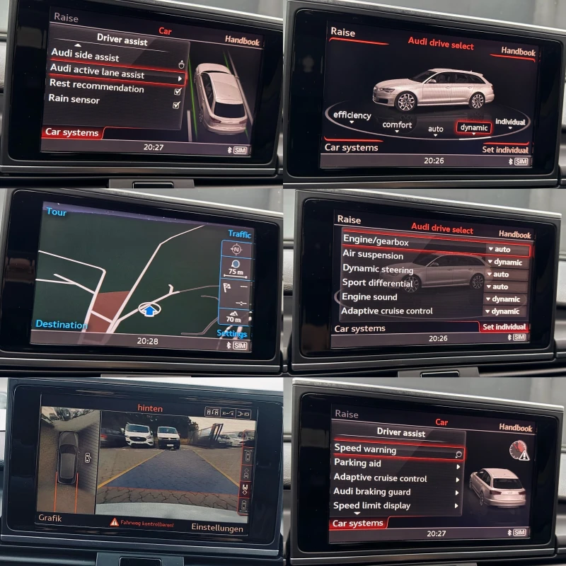 Audi A6 Bi-TDI* 326кс* Вакум* Въздух* MATRIX* 360* HEAD-UP, снимка 12 - Автомобили и джипове - 50224631