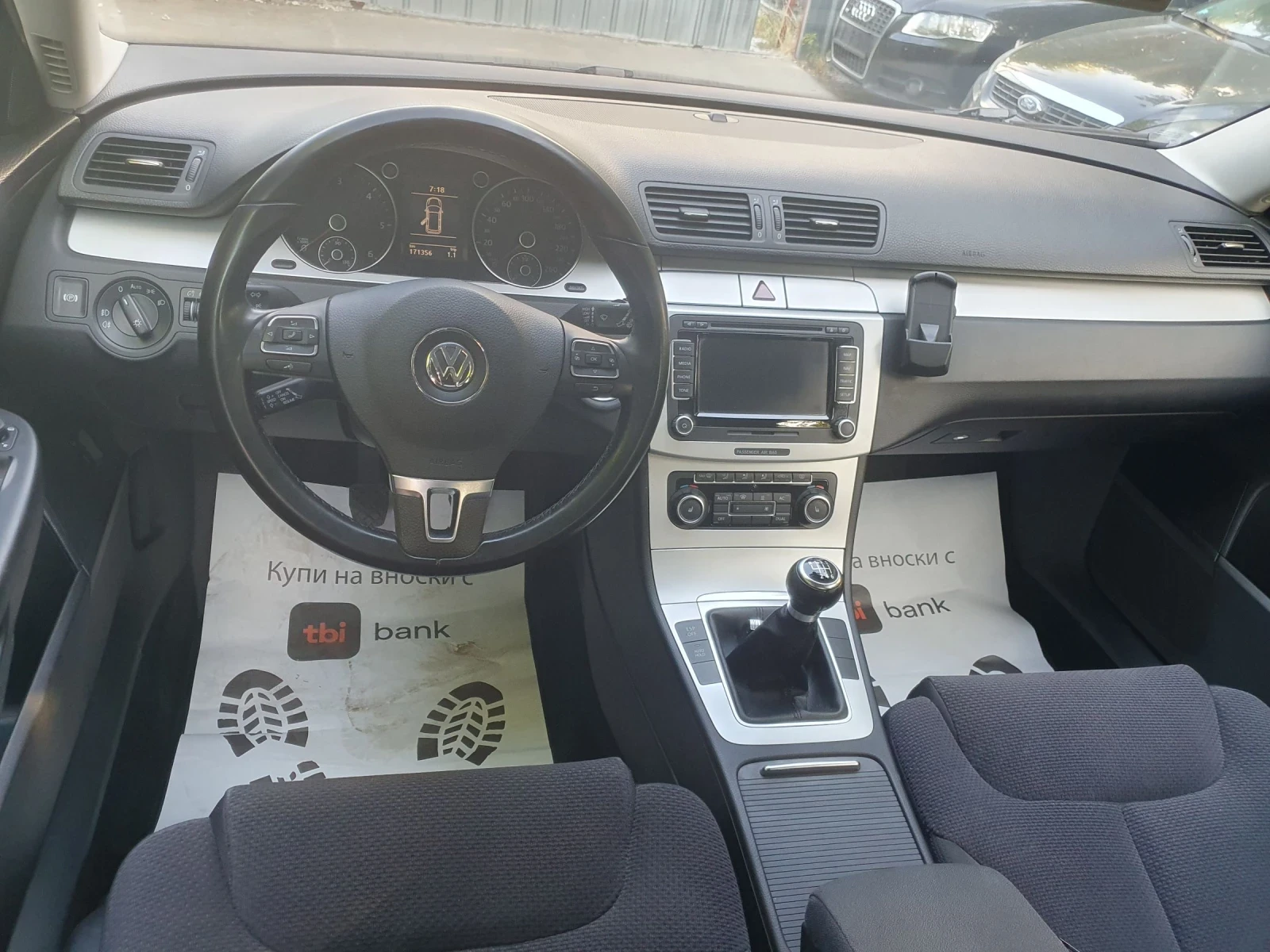 VW Passat 2.0 TDI  170  ks .NAVI PODGREV 6 skr EUR 5   | Mobile.bg   1