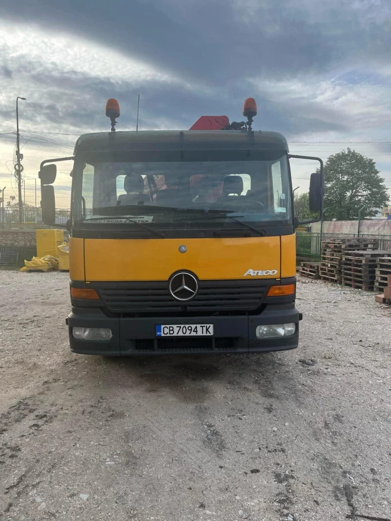 Mercedes-Benz Atego Бордови с Кран, снимка 1 - Камиони - 48529834