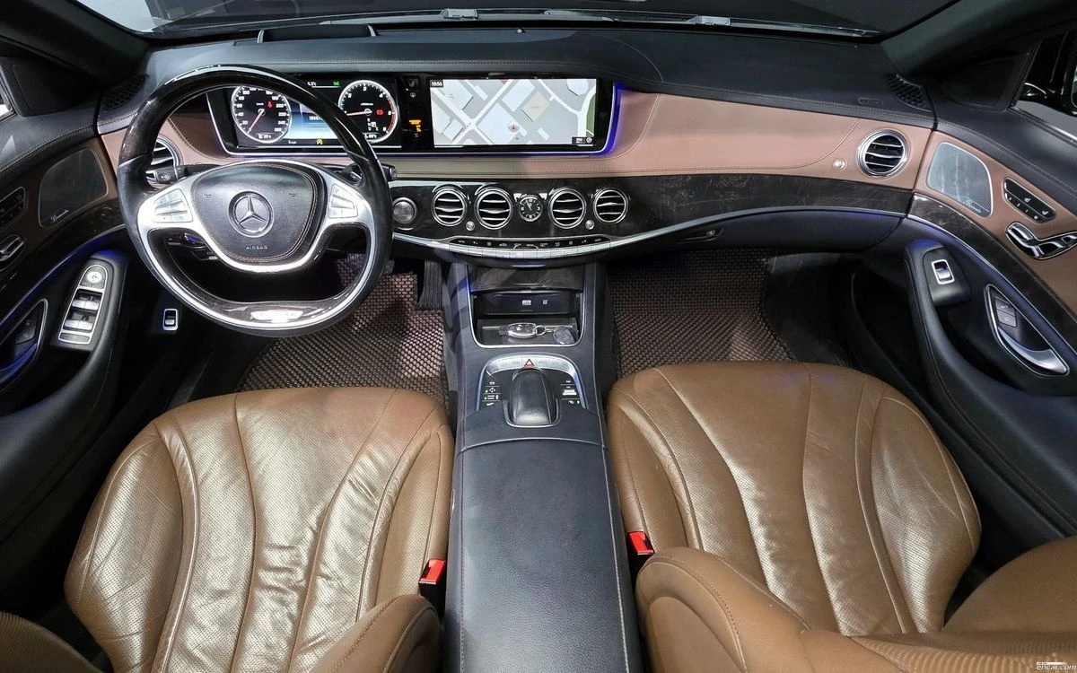 Mercedes-Benz S 350 L * DIESEL * HEAD UP * ОБДУХ * BURMSTER * , снимка 7 - Автомобили и джипове - 55344673
