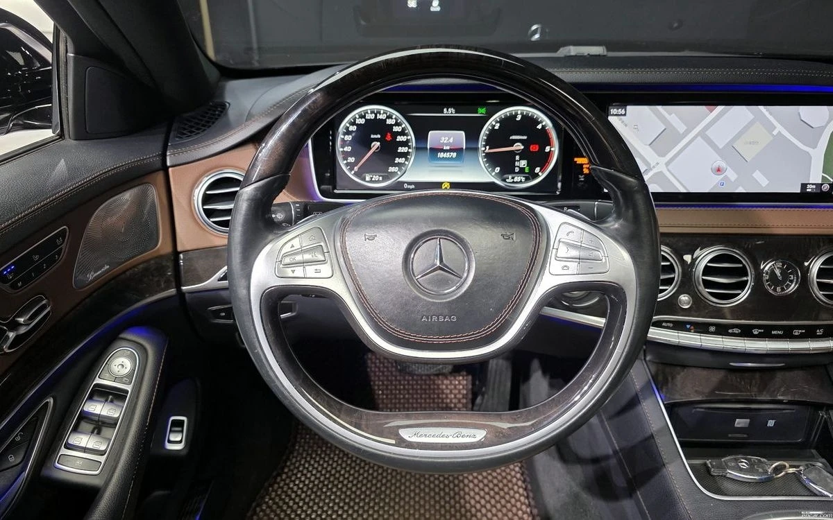 Mercedes-Benz S 350 L * DIESEL * HEAD UP * ОБДУХ * BURMSTER * , снимка 8 - Автомобили и джипове - 55344673