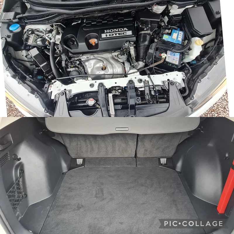 Honda Cr-v 2.2i-CDTI -150kc/4WD/6ck/БЯЛА ПЕРЛА, снимка 14 - Автомобили и джипове - 52344954