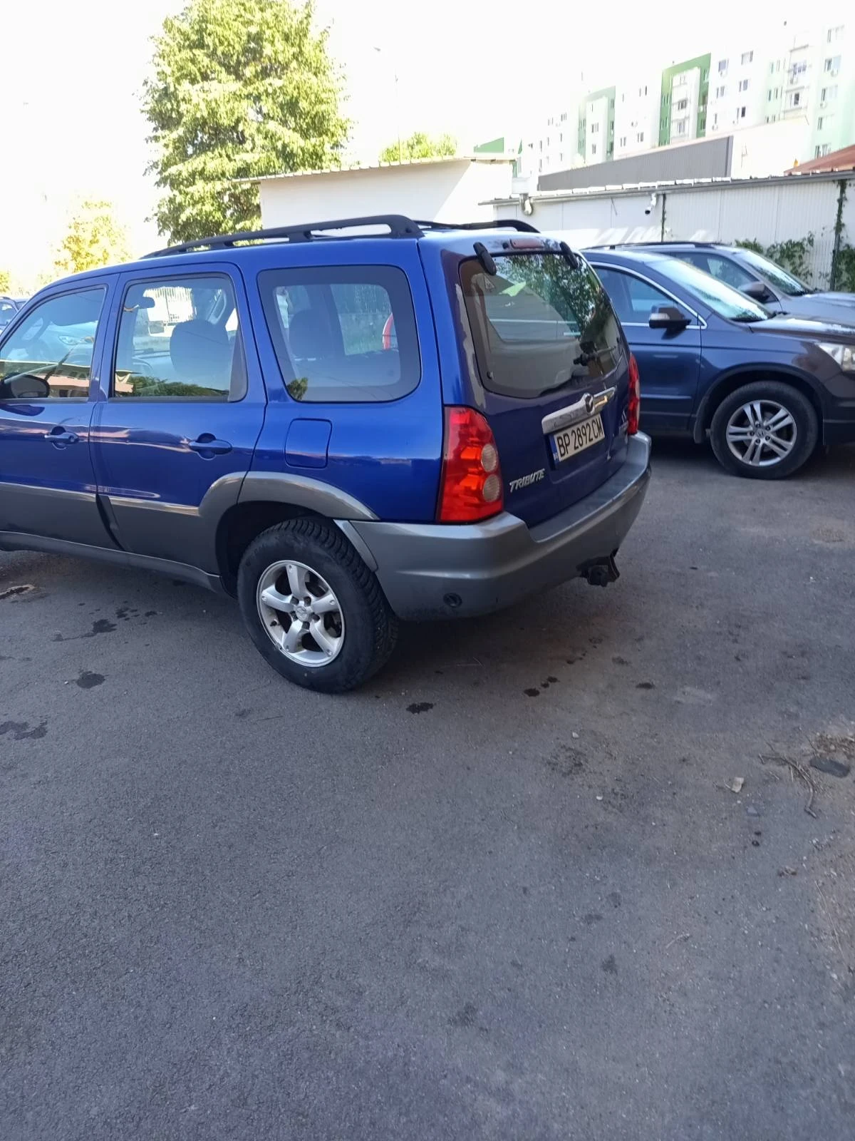 Mazda Tribute Газова бутилка
