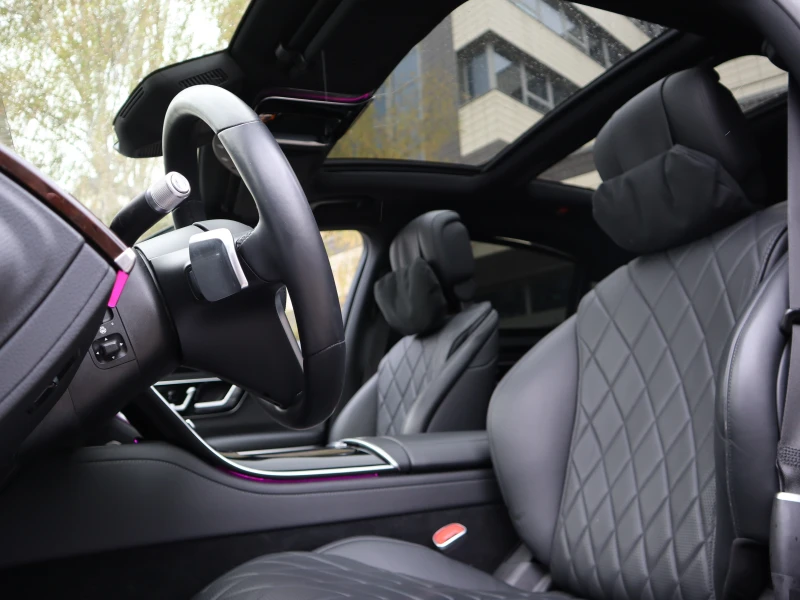 Mercedes-Benz S 500 AMG/4Matic/Long/Burmester/Обдухване/Панорама, снимка 8 - Автомобили и джипове - 49756779