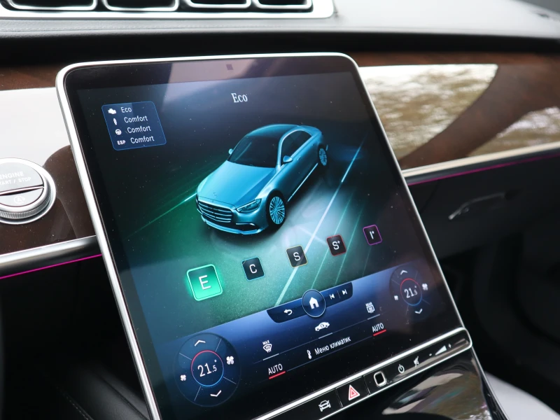 Mercedes-Benz S 500 AMG/4Matic/Long/Burmester/Обдухване/Панорама, снимка 15 - Автомобили и джипове - 49756779