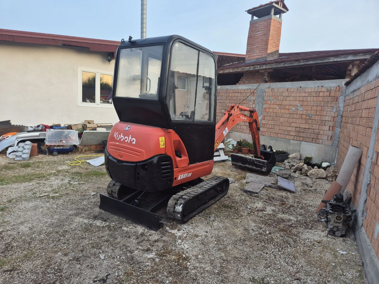 Багер Kubota KX41-3V, снимка 4 - Индустриална техника - 54527533