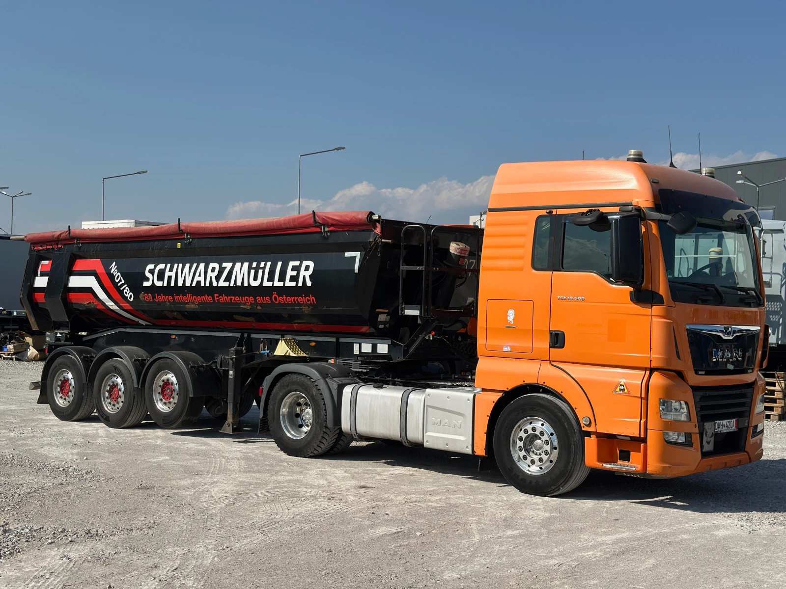 Полуремарке Schwarzmuller 5880кг, 25м3, ALCOA, боге, снимка 8 - Ремаркета - 53871442
