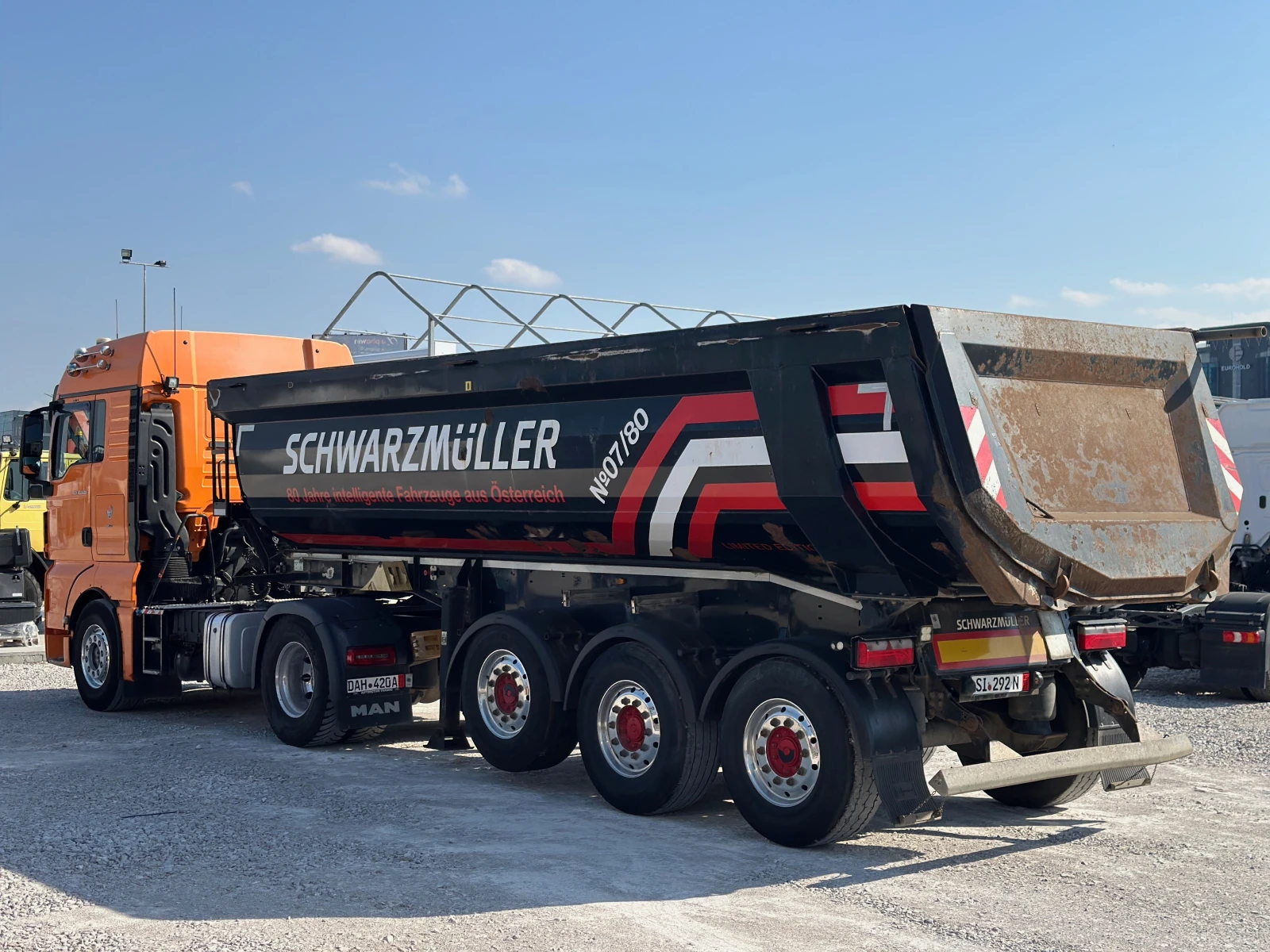 Полуремарке Schwarzmuller 5880кг, 25м3, ALCOA, боге, снимка 6 - Ремаркета - 53871442