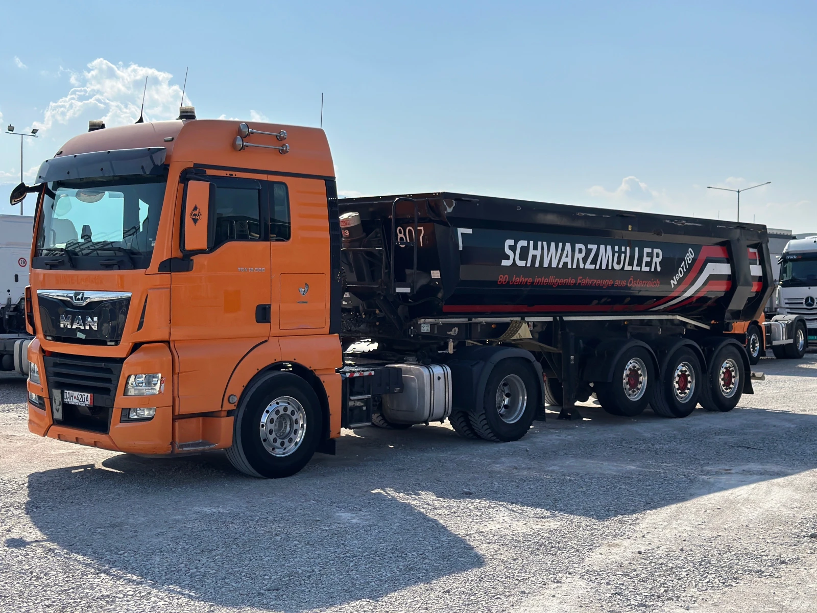 Полуремарке Schwarzmuller 5880кг, 25м3, ALCOA, боге, снимка 7 - Ремаркета - 53871442