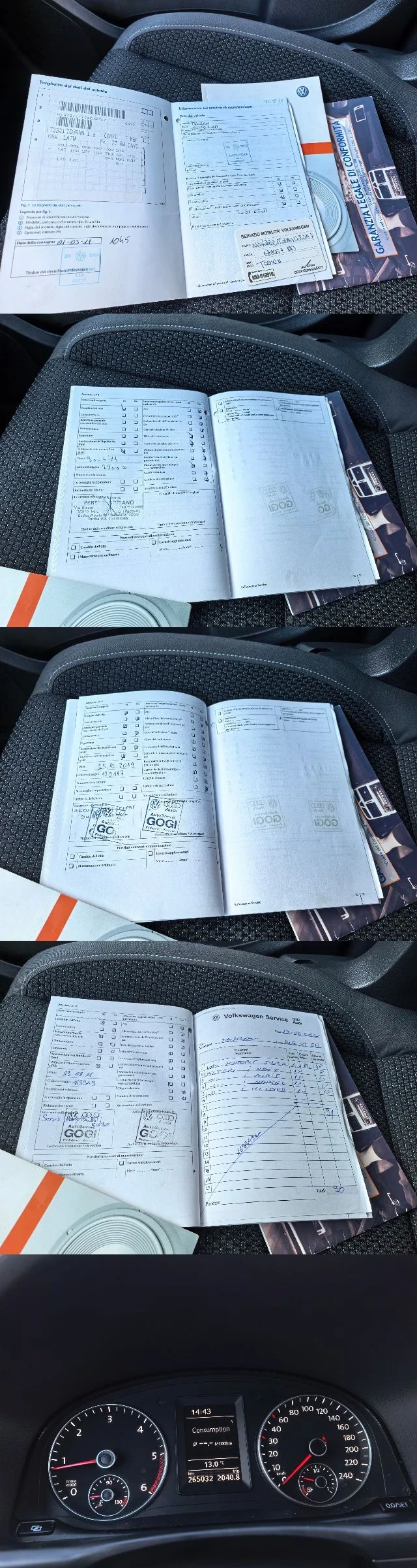 VW Touran 1.6tdi, снимка 13 - Автомобили и джипове - 53037296