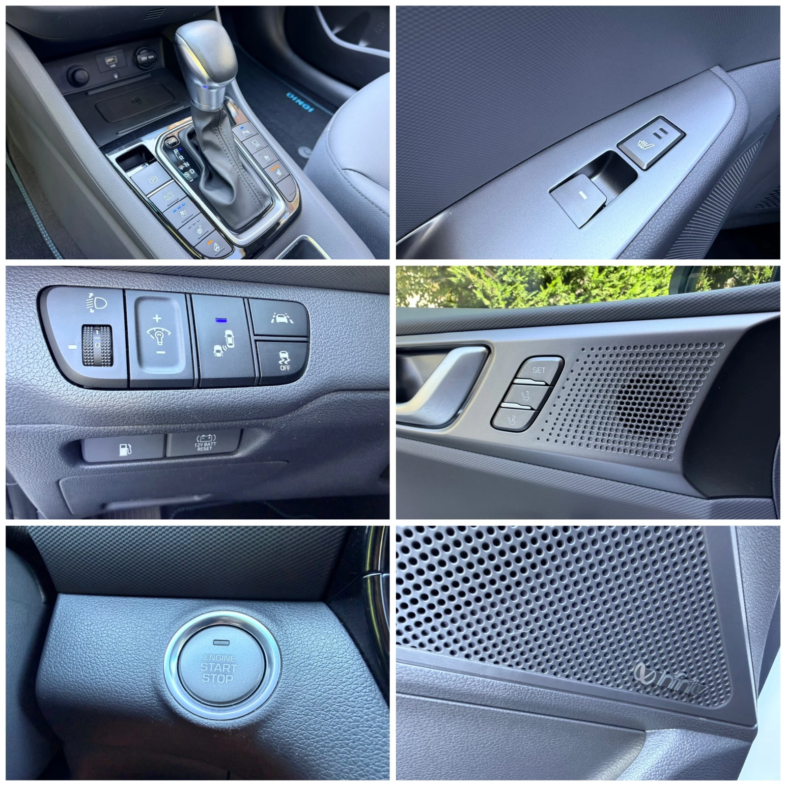 Hyundai Ioniq 1.6 HYBRID PREMIUM PODGREV OBDUHVANE LUK LED FULL, снимка 14 - Автомобили и джипове - 55742153