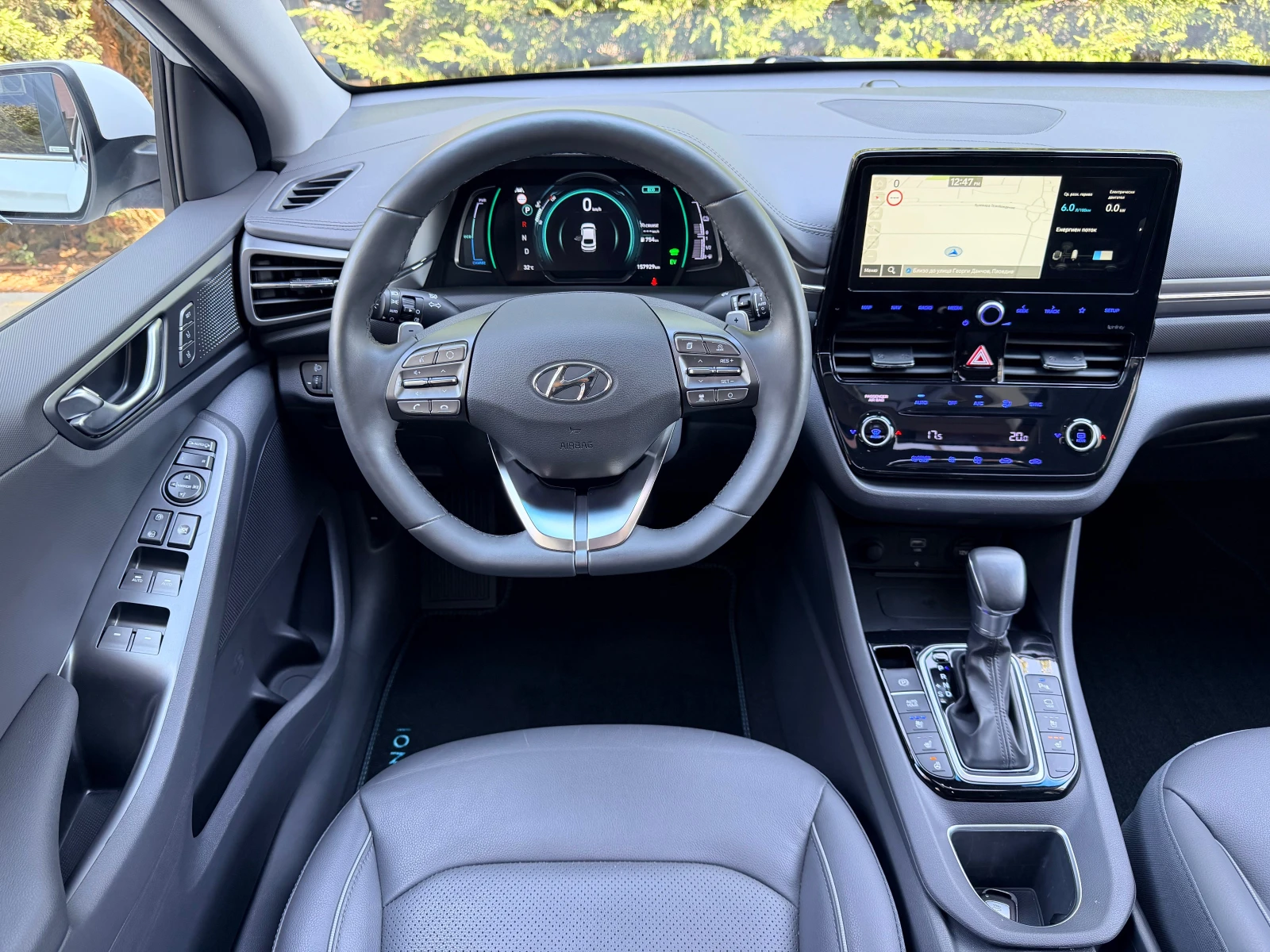 Hyundai Ioniq 1.6 HYBRID PREMIUM PODGREV OBDUHVANE LUK LED FULL, снимка 10 - Автомобили и джипове - 55742153