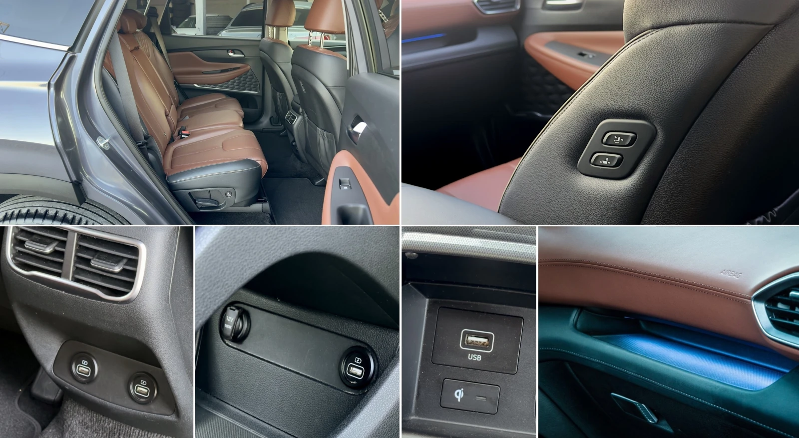 Hyundai Santa fe 1.6T-GDI Hybrid 20th Anniversary 4WD 6+ 1 места, снимка 13 - Автомобили и джипове - 55500440
