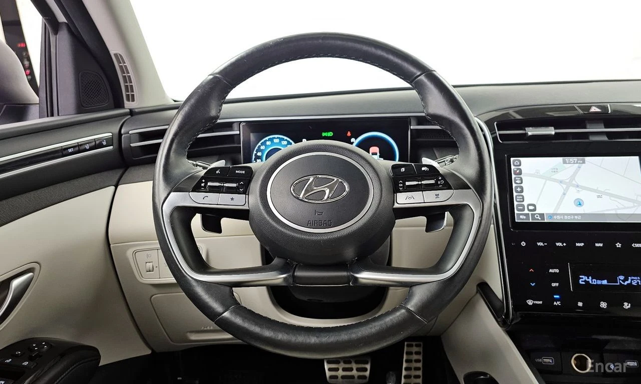 Hyundai Tucson 1.6T Inspiration 4x4* DISTRONIC* ПОДГРЕВ* ОБДУХВАН, снимка 9 - Автомобили и джипове - 54765815