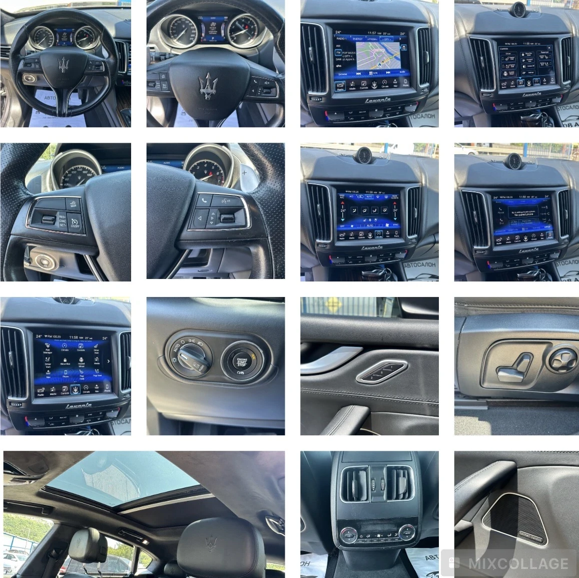 Maserati Levante SQ4-3.0i-4X4-CAM-360 -CARPLАY-ОБДУХВАНЕ, снимка 14 - Автомобили и джипове - 54956392