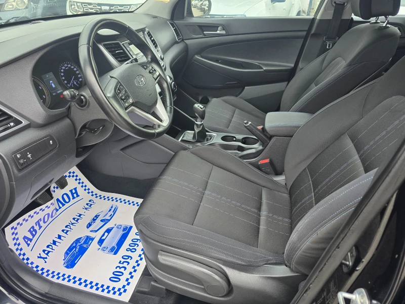 Hyundai Tucson 1.7GRDI-ЕВРО 6В-6СКОРОСТИ, снимка 9 - Автомобили и джипове - 52390200