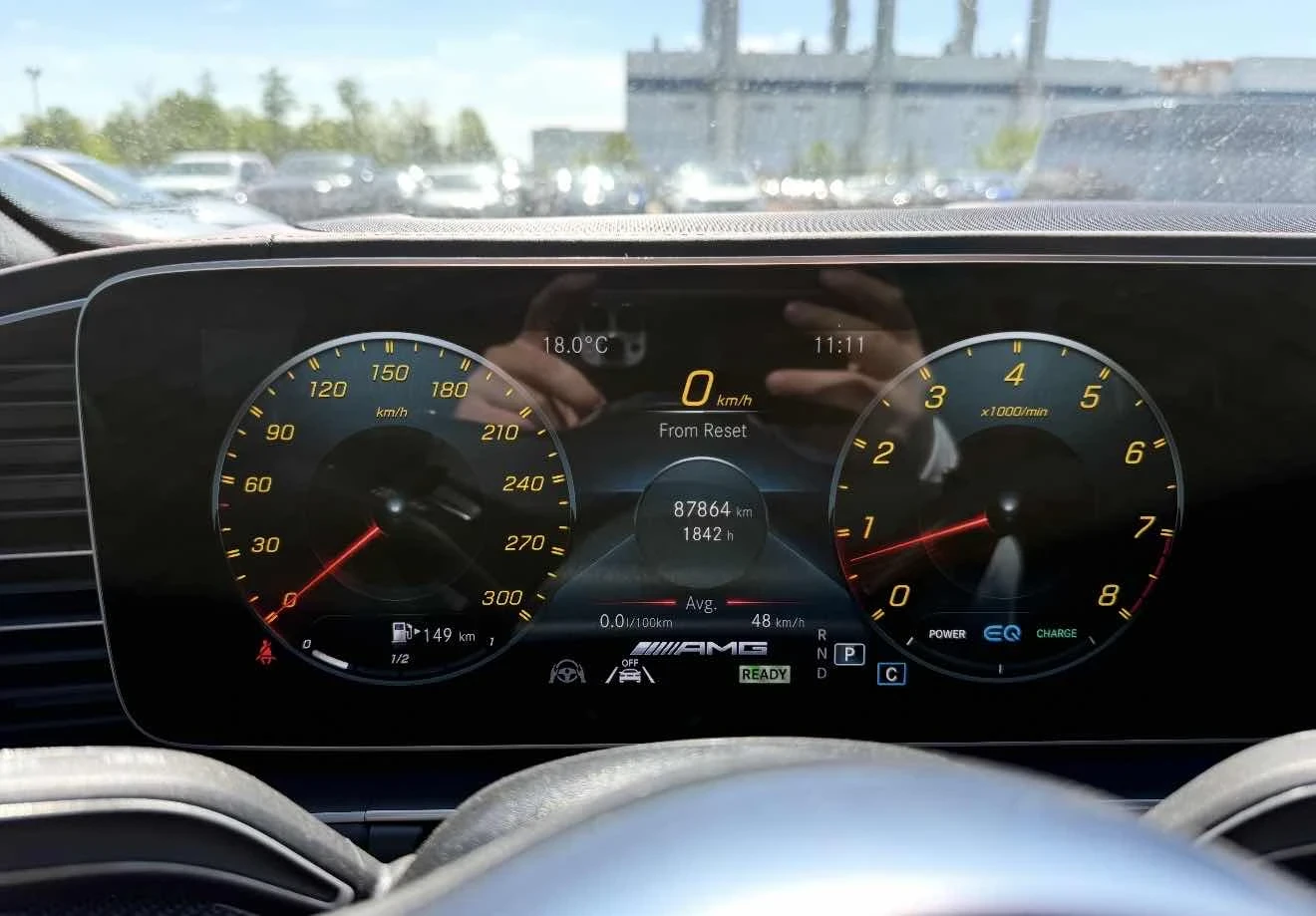 Mercedes-Benz GLE 63 S AMG ДИСТРОНИК * ОБДУХАНЕ * ПАНОРАМА * BURMESTER, снимка 8 - Автомобили и джипове - 54635857