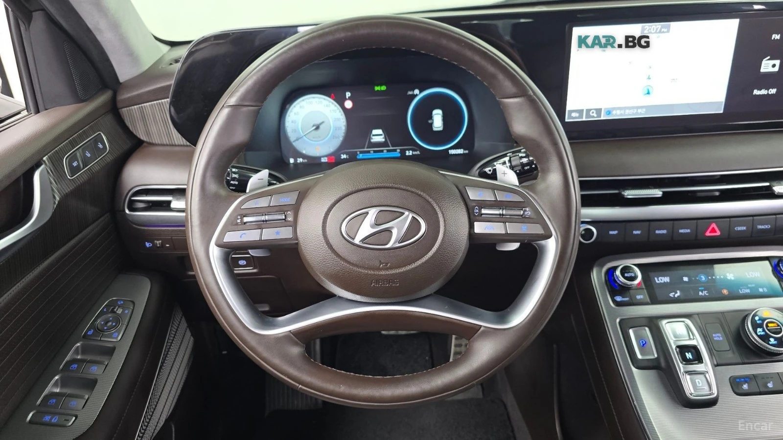 Hyundai Palisade 3.8i VIP 4x4* DISTRONIC* МАСАЖ* 360* ХЕДЪП* KRELL*, снимка 9 - Автомобили и джипове - 55920310
