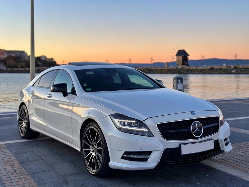 Mercedes-Benz CLS 350 CDI ///AMG Line 4MATIC * * БЯЛА ПЕРЛА* * , снимка 3 - Автомобили и джипове - 47884793